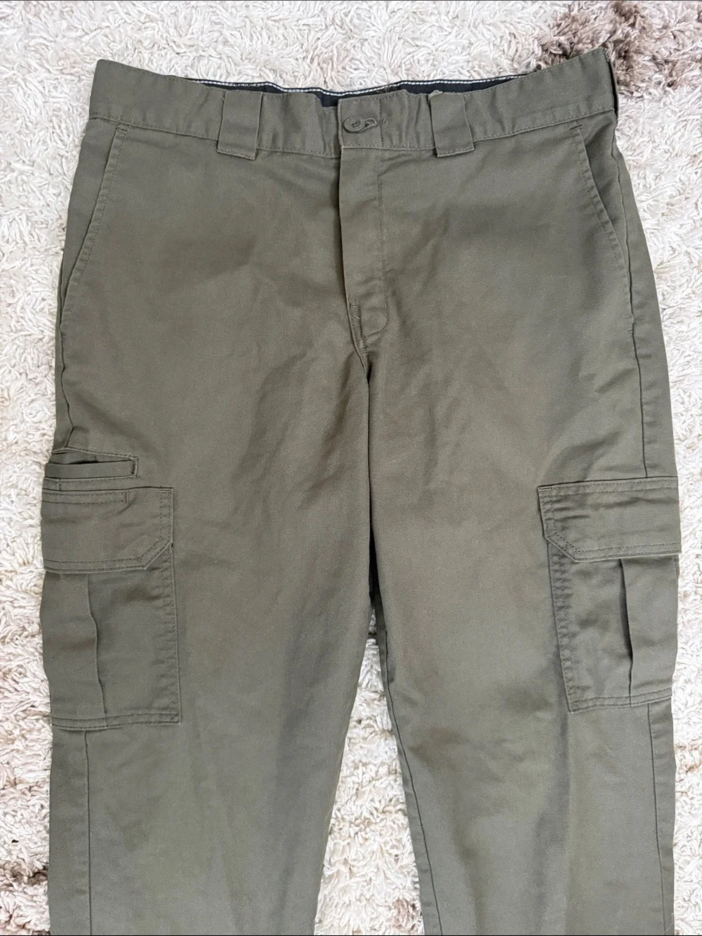 Dickies Olive Cargo Pants Sz 33x32